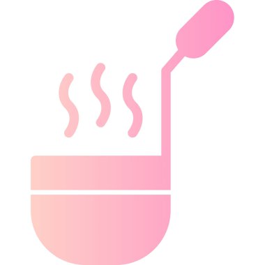 Yemek. Web simgesi basit illüstrasyon