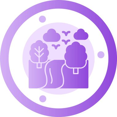 Bitki simgesinin vektör illüstrasyonu