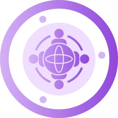 Hedef. Web simgesi basit illüstrasyon