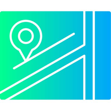 Navigasyon simgesi tasarım vektörü