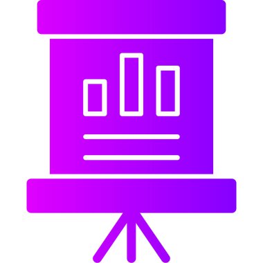 İş grafiğinin basit web simgesi