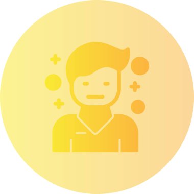 avatar. Web simgesi basit illüstrasyon