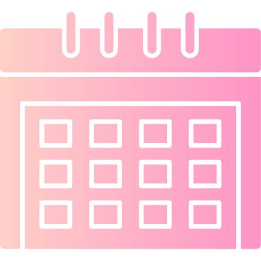 Takvim simgesi vektör illüstrasyonu