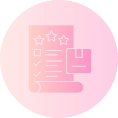 belge simgesi vektör illüstrasyonu