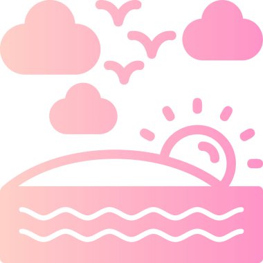 Yemek. Web simgesi basit illüstrasyon