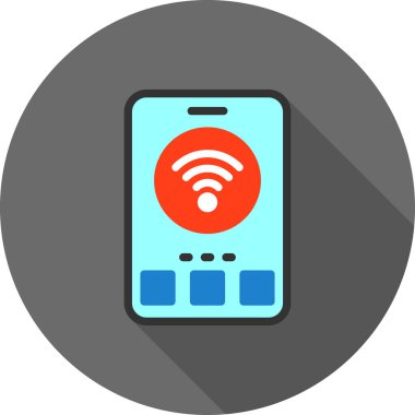 wifi simgesi vektör illüstrasyonu