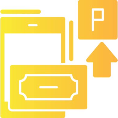 Modern bir simgenin vektör illüstrasyonu