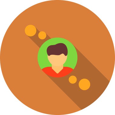 avatar kullanıcı simgesi düz biçimli