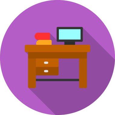 masa simgesi vektör illüstrasyonu