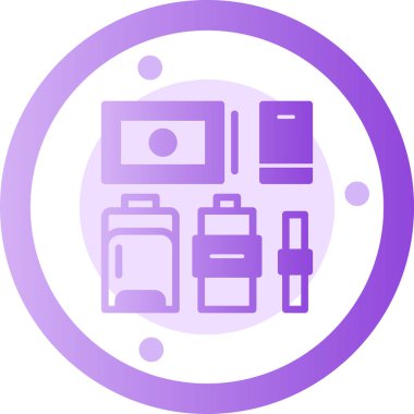 Bir kameranın vektör illüstrasyonu