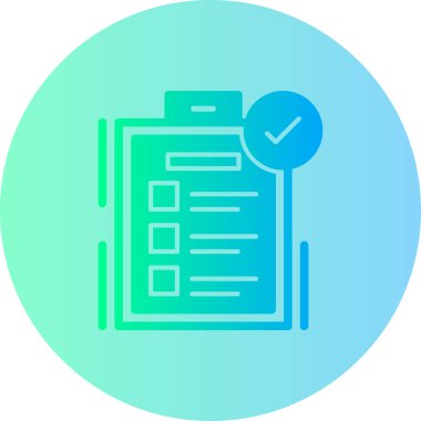 Bir belge simgesinin vektör illüstrasyonu