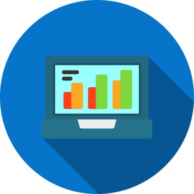 düz biçimli analitik veri veri simgesi