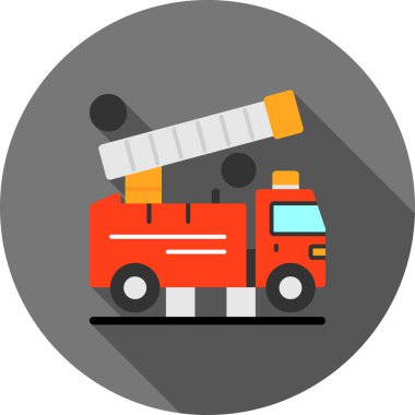 vektör biçiminde yangın musluğu düz simgesi