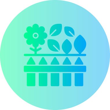 Bir ağaç simgesinin vektör illüstrasyonu