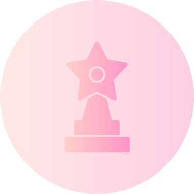 Bir yıldız simgesinin vektör illüstrasyonu