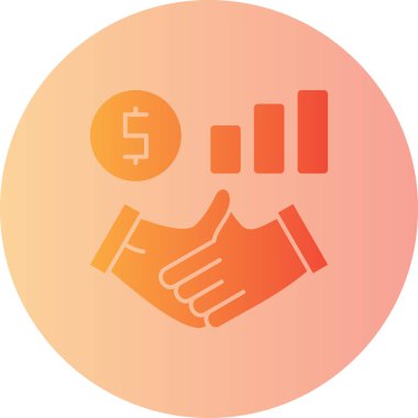 İş ve simgenin vektör illüstrasyonu