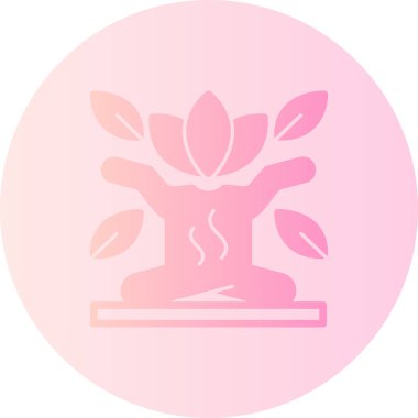 Bir bitkinin vektör illüstrasyonu