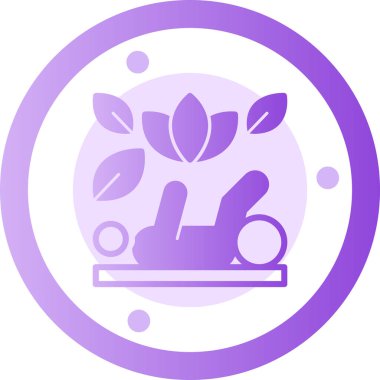 Bitki. Web simgesi basit tasarım