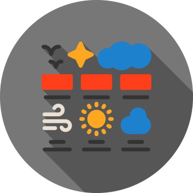 Bulut. Web simgesi basit illüstrasyon