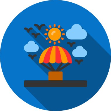 Modern simgenin vektör illüstrasyonu