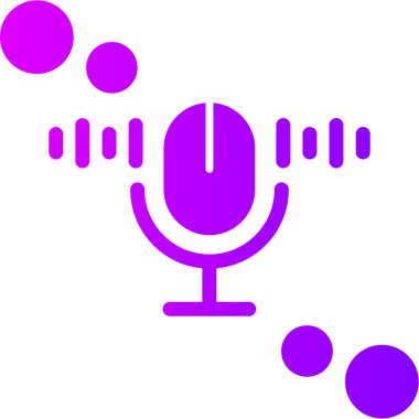 mikrofon vektör sembol tasarımı