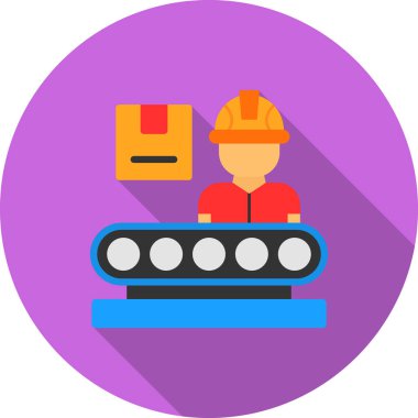 Bir insan simgesinin vektör illüstrasyonu