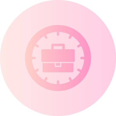 Saat. Web simgesi basit illüstrasyon