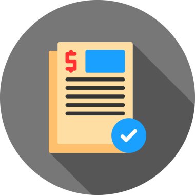 sözleşmeli iş vektörü simgesi