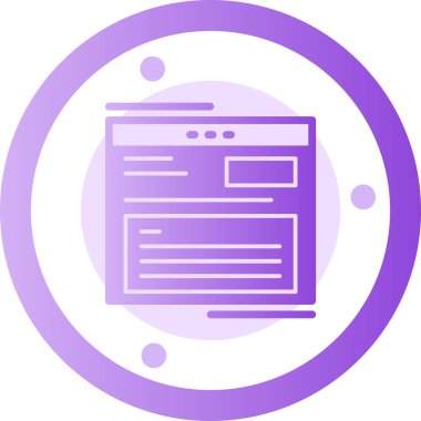 gazete simgesi vektör illüstrasyonu