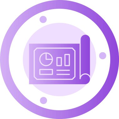 İş. Web simgesi basit illüstrasyon