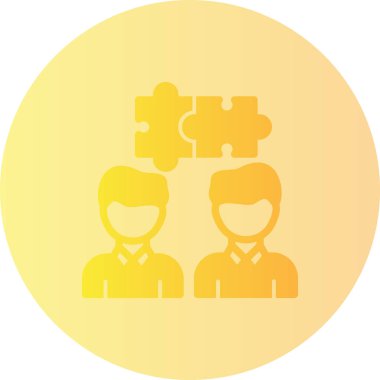 Takım Oluşturma Gradyan Çemberi, Vektör İllüstrasyonu