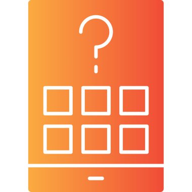 vektör mobil simgesi tasarımı