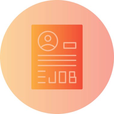 Görev modern simgesinin vektör çizimi