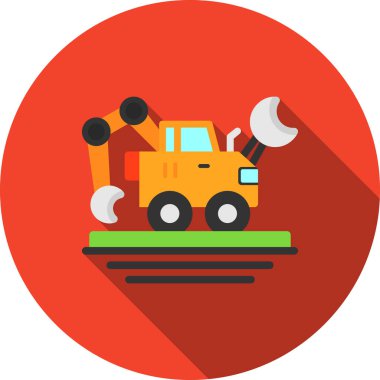 inşaat vinci vektör simgesi