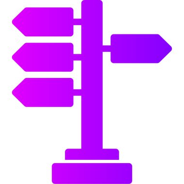 trafik işareti vektör simgesi