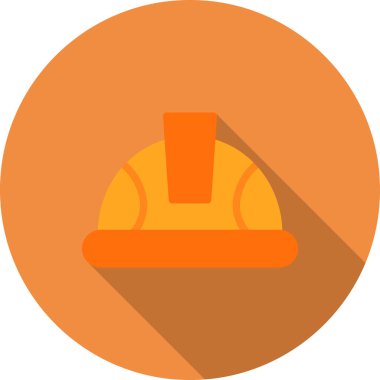 şapka başlığı simgesi düz stil