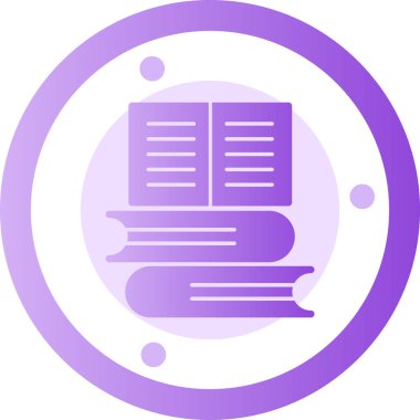 Kitap simgesinin vektör illüstrasyonu