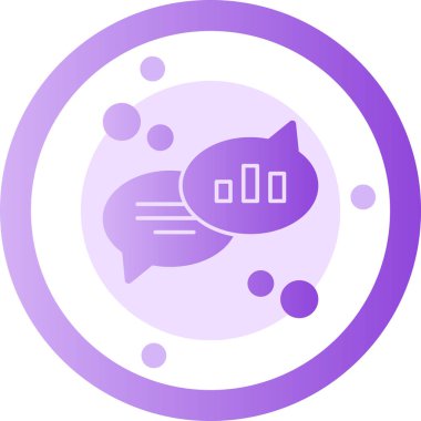 balık simgesi vektör illüstrasyonu