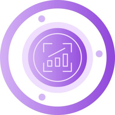 iş grafiği simgesi, vektör illüstrasyonu basit tasarım