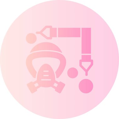 Bir robotun vektör çizimi