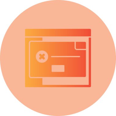 Vektör illüstrasyonunun web simgesi