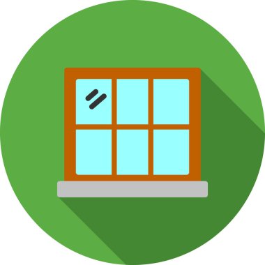 Ev. Web simgesi basit illüstrasyon