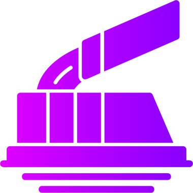 Modern binanın vektör illüstrasyonu