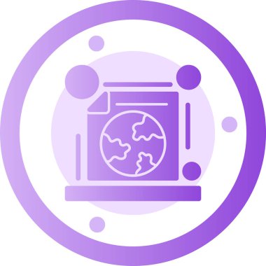 seo modern simgesinin vektör illüstrasyonu