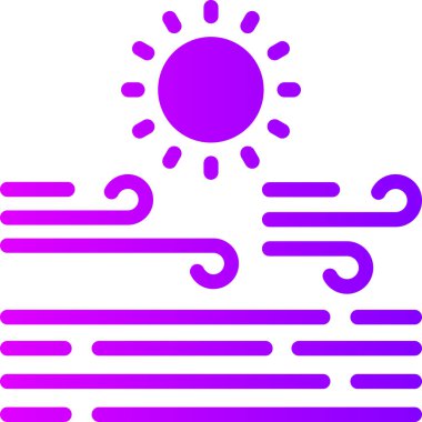 Güneş. Web simgesi basit illüstrasyon