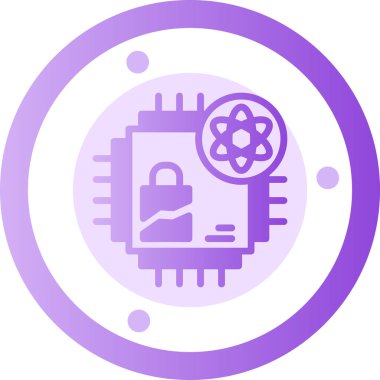 veri güvenlik simgesi. Web için veri güvenlik simgelerinin özet çizimi