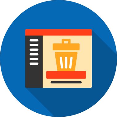 Alışveriş sepeti vektör simgesi