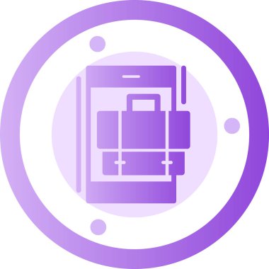 Modern simgenin vektör illüstrasyonu