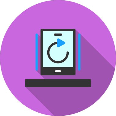 Bilgisayar. Web simgesi basit illüstrasyon