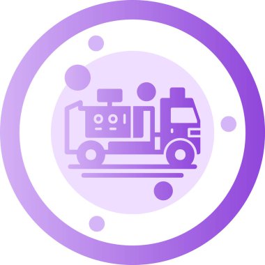 Benzin istasyonu simgesinin vektör illüstrasyonu